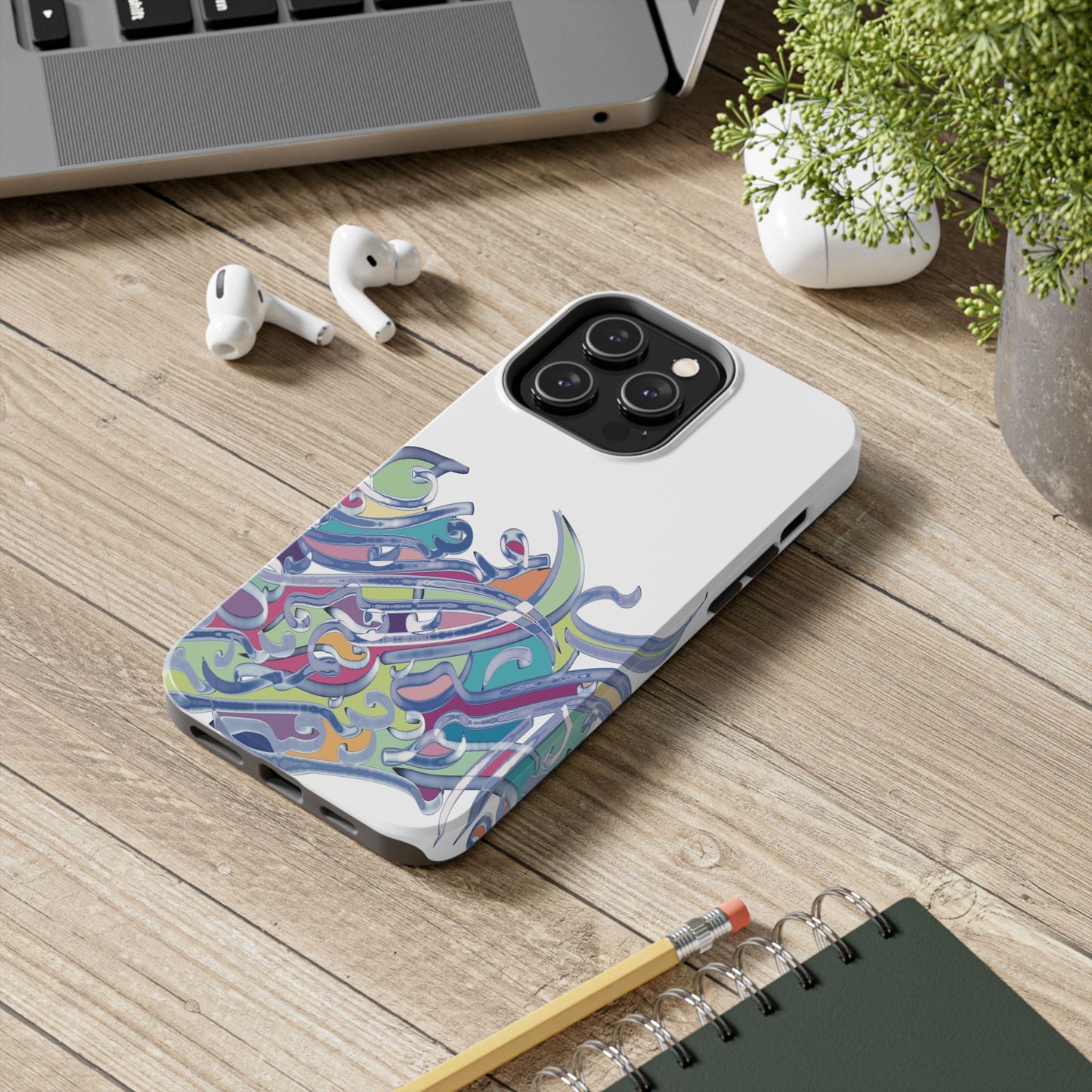 Phone Case Persian Calligraphy Modern Handwriting.