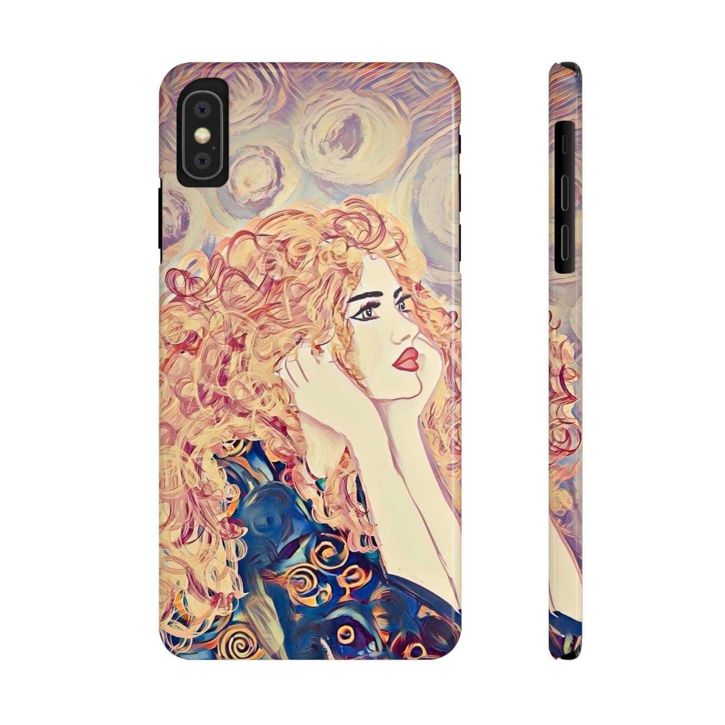 ' Modern Art Slim Phone Case -LOVE,