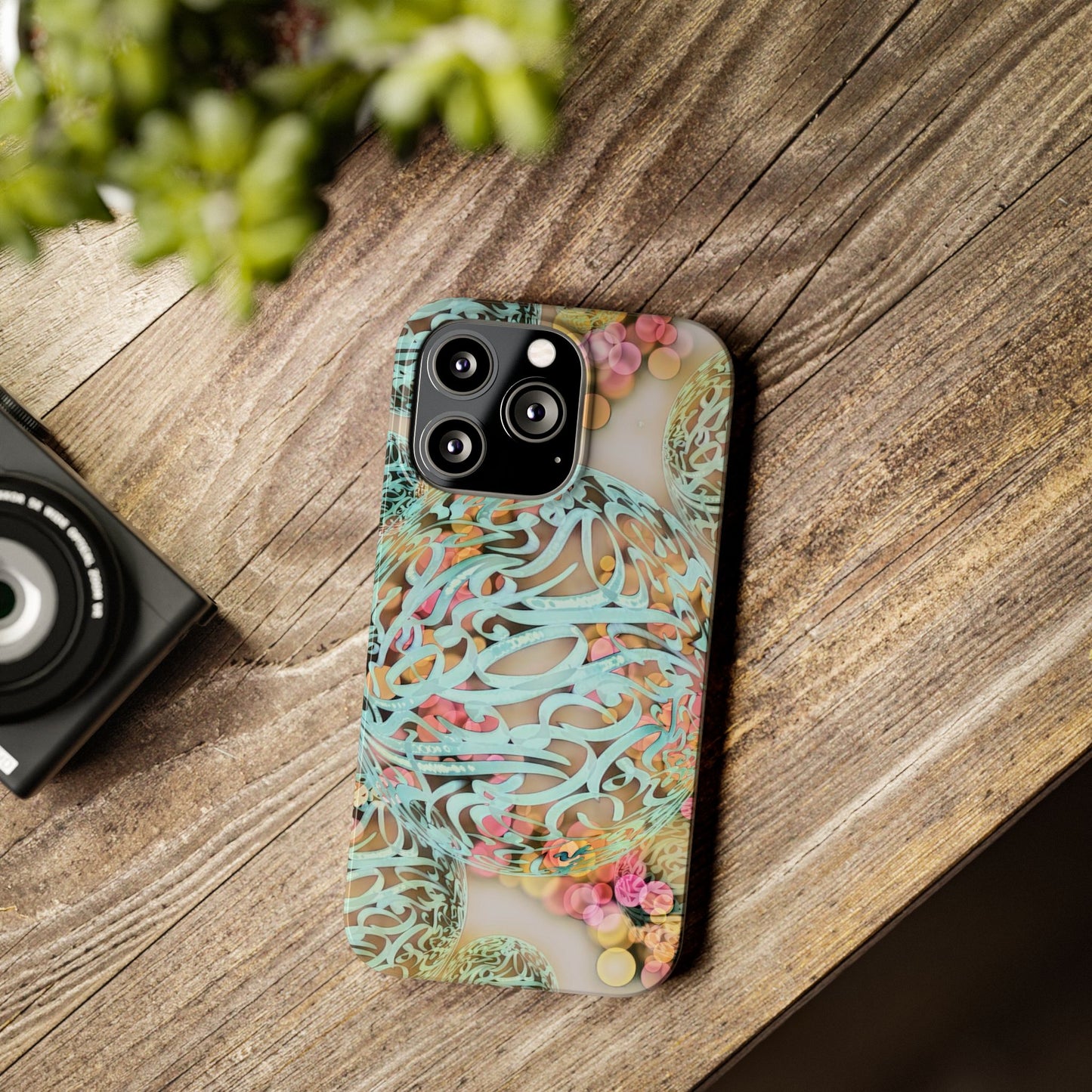 Copy of Copy of Copy of ' Modern Art Slim Phone Case -LOVE I-