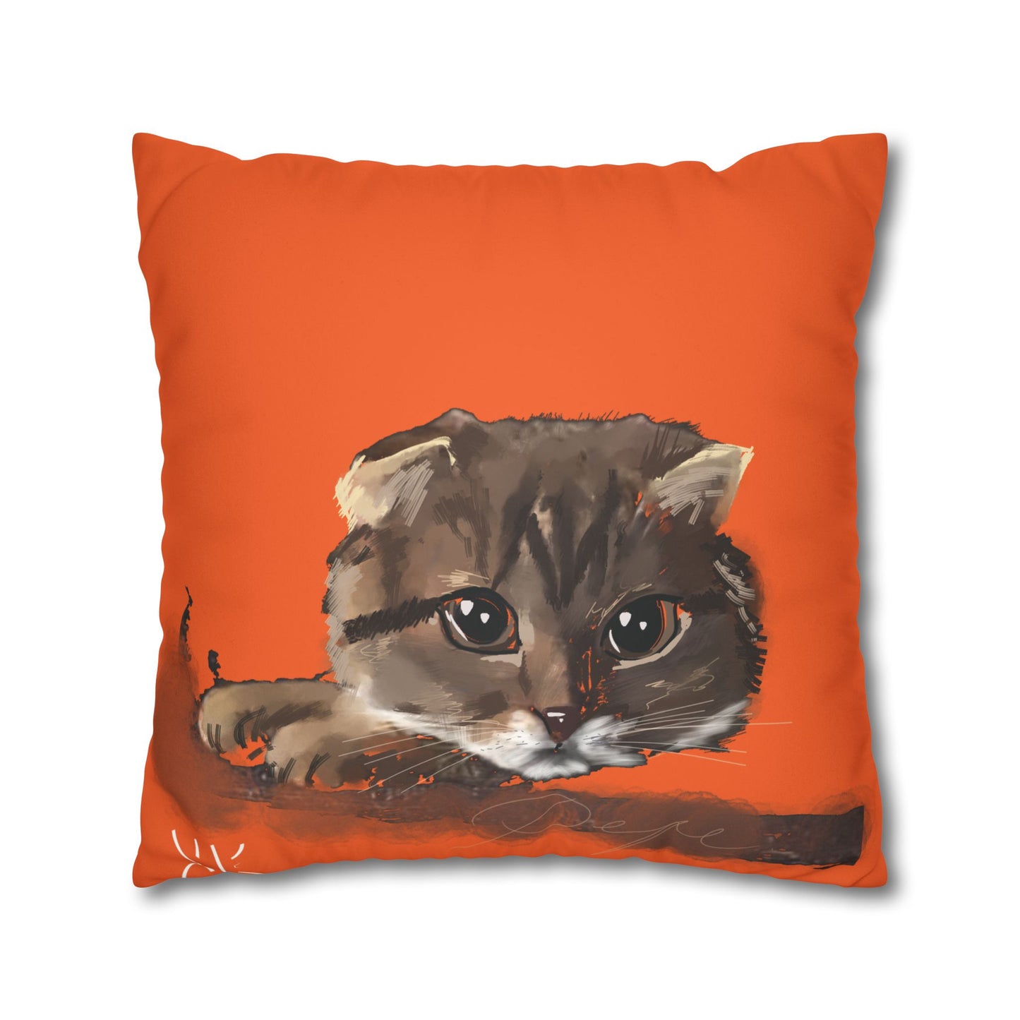 Pepe Pillowcase - Modern Art Portrait Watercolour Design