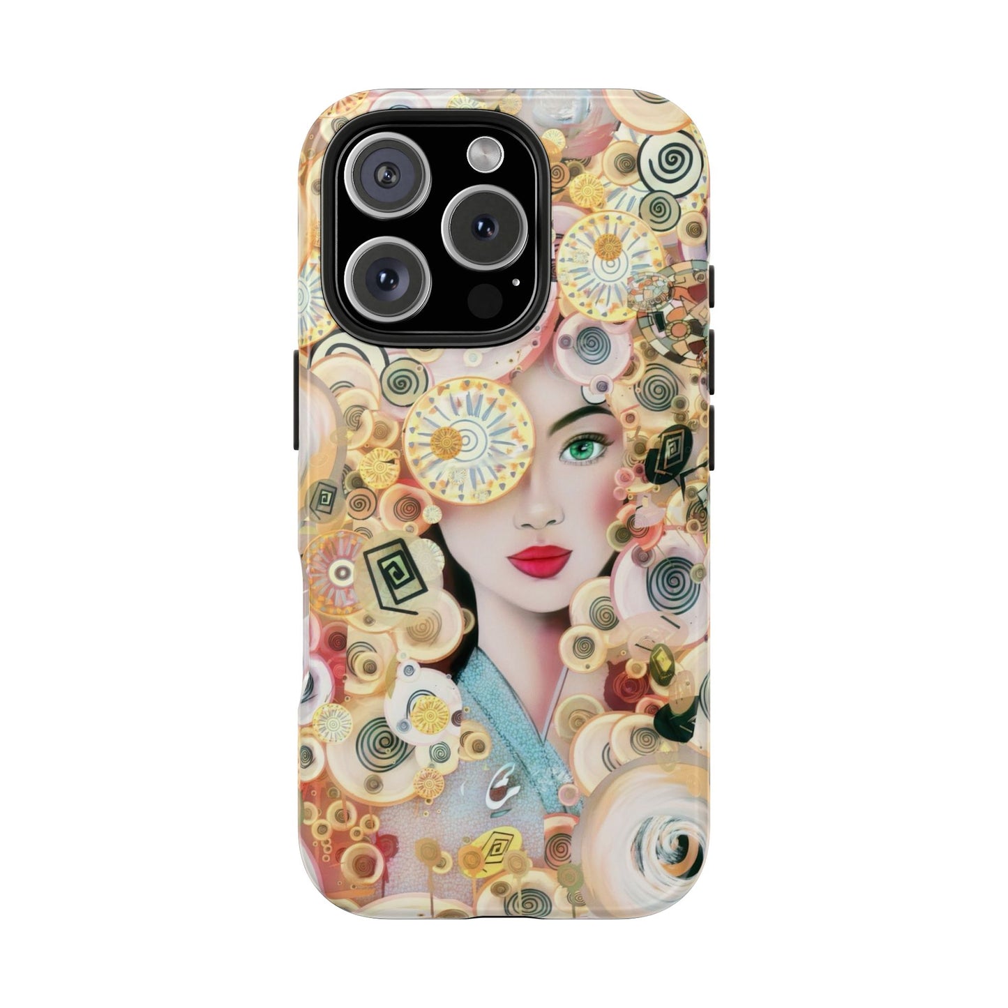 Phone Case - Persian Art Inspired Beautiful Girl Design