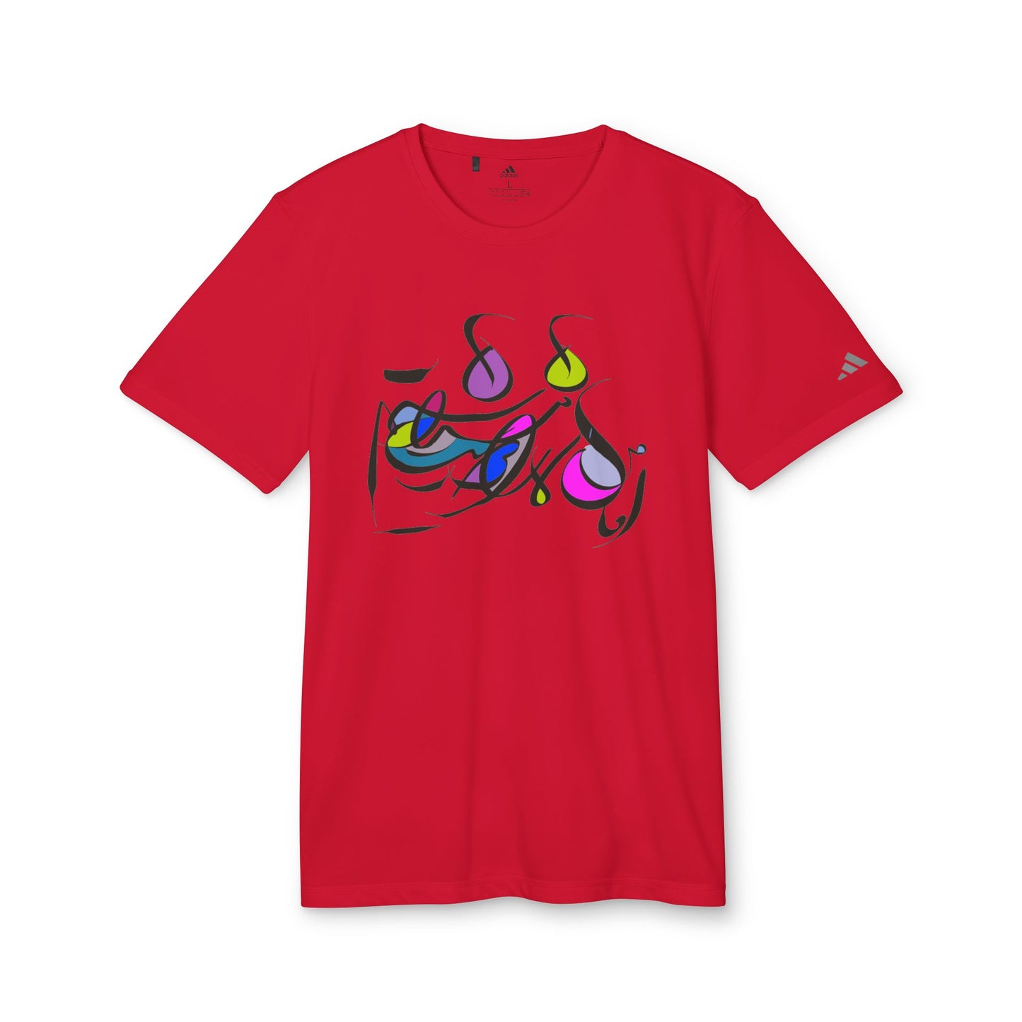 Adidas Unisex Sport T-Shirt with Artwork - Chic & Casual Sportswear modern calligraphy design