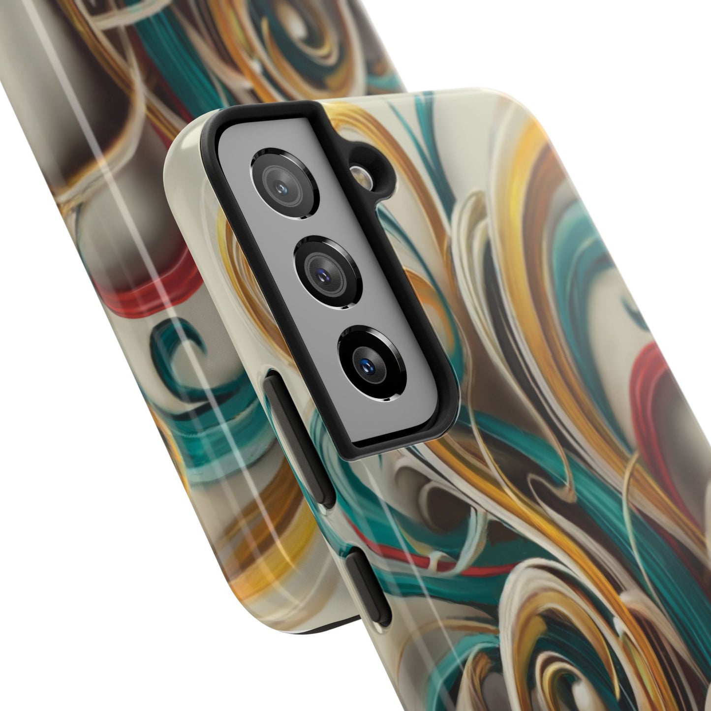 Marble Abstract Phone Case Calligraphy