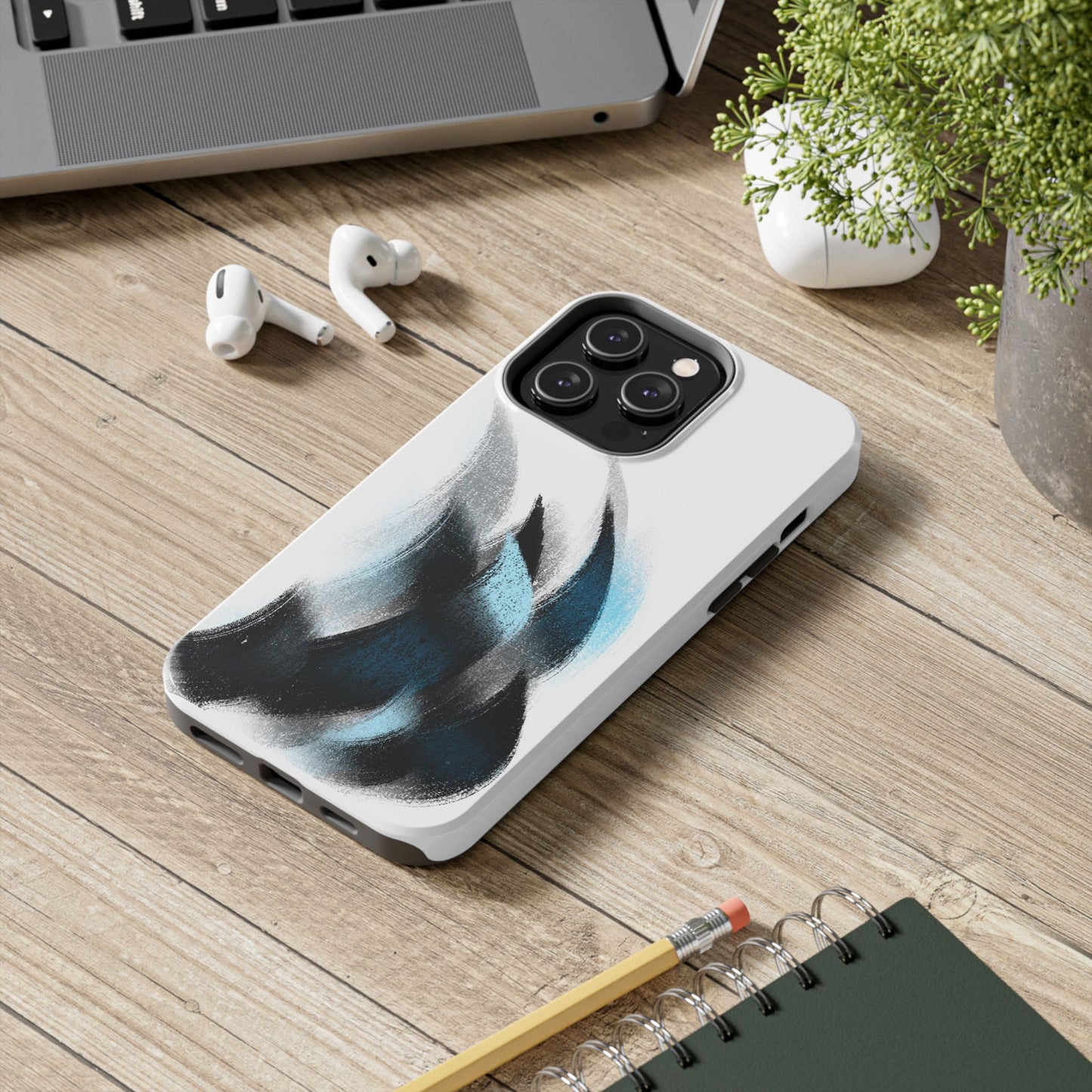 Phone Case Calligraphy strokes Tough Phone Case