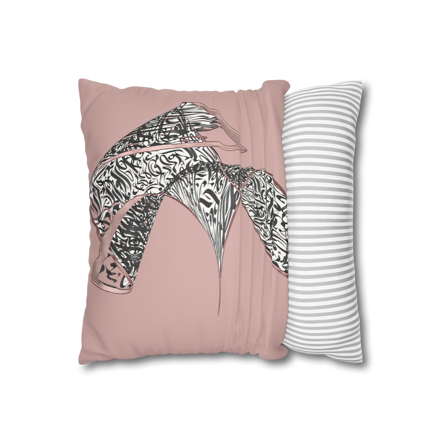 Kalli K Pillowcase - Modern Calligraphy Design