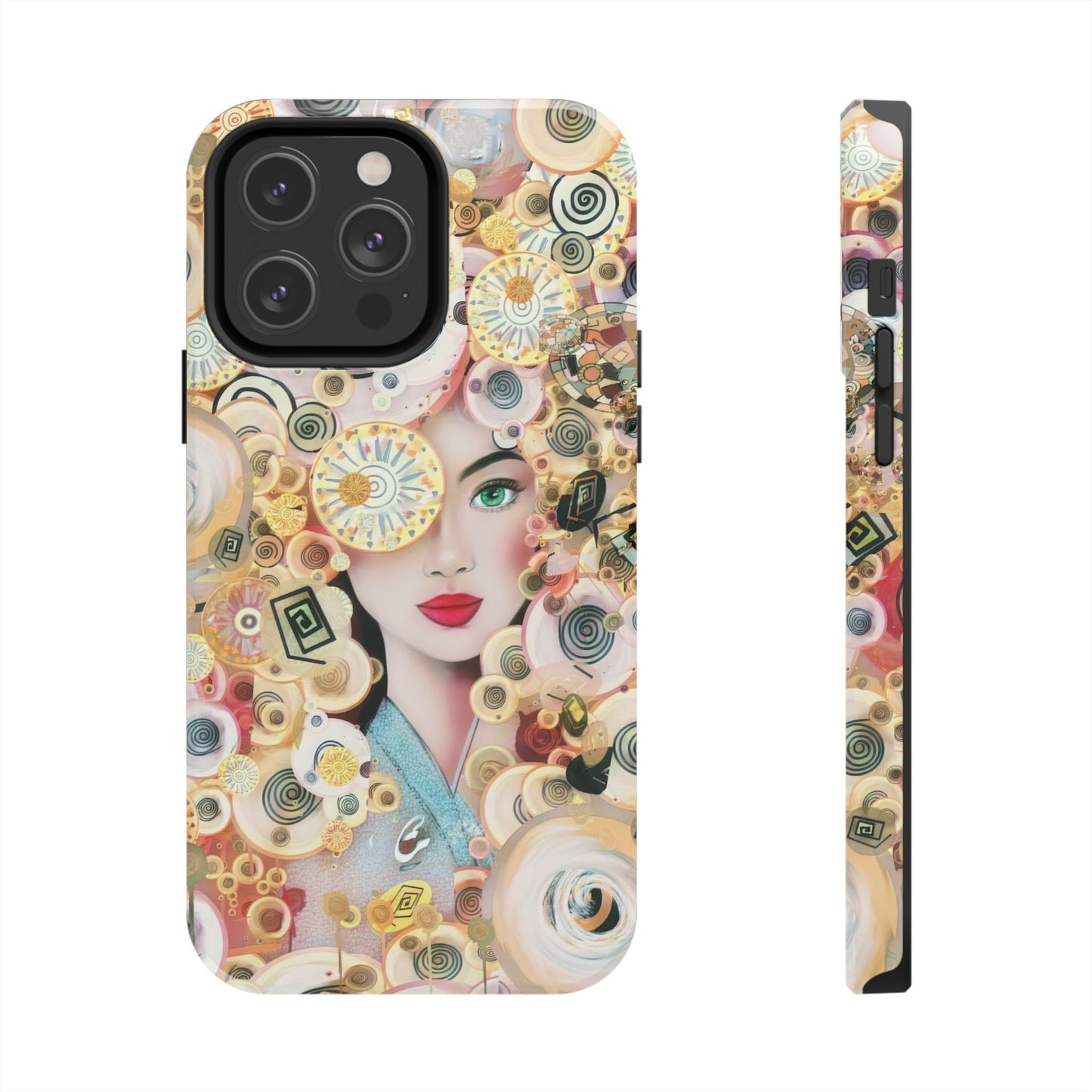 Phone Case - Persian Art Inspired Beautiful Girl Design