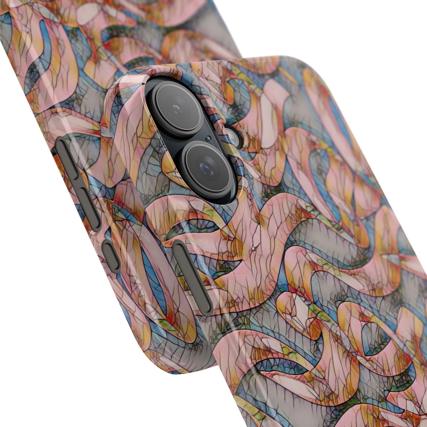 ' Modern Art Slim Phone Case -LOVE I-