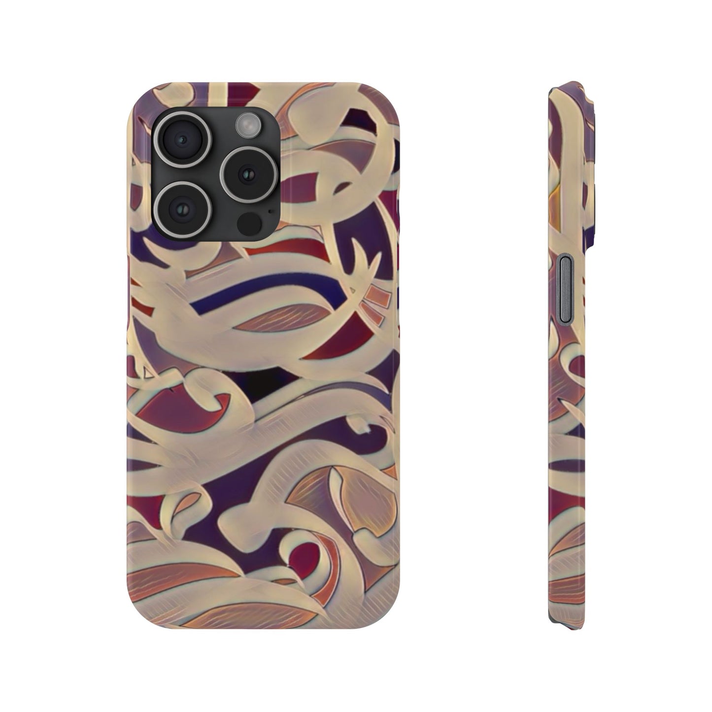 ' Modern Art Slim Phone Case -LOVE