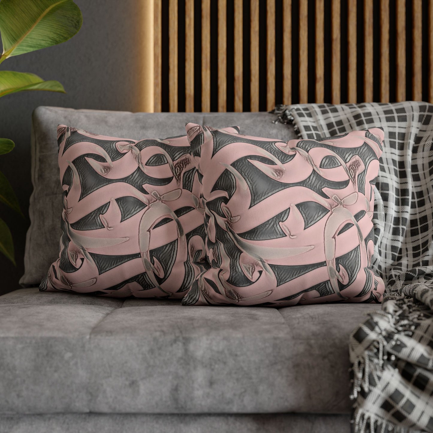 Pillowcase - Modern Calligraphy Design