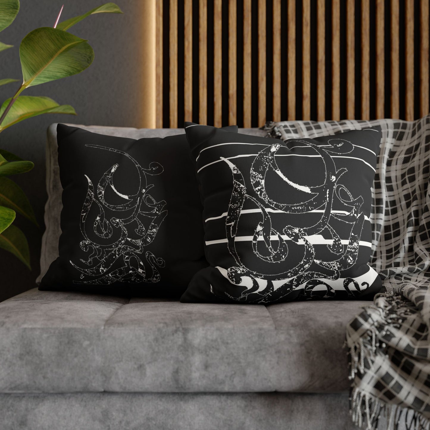 Persian Calligraphy beauty Faux Suede Square Pillow Cover