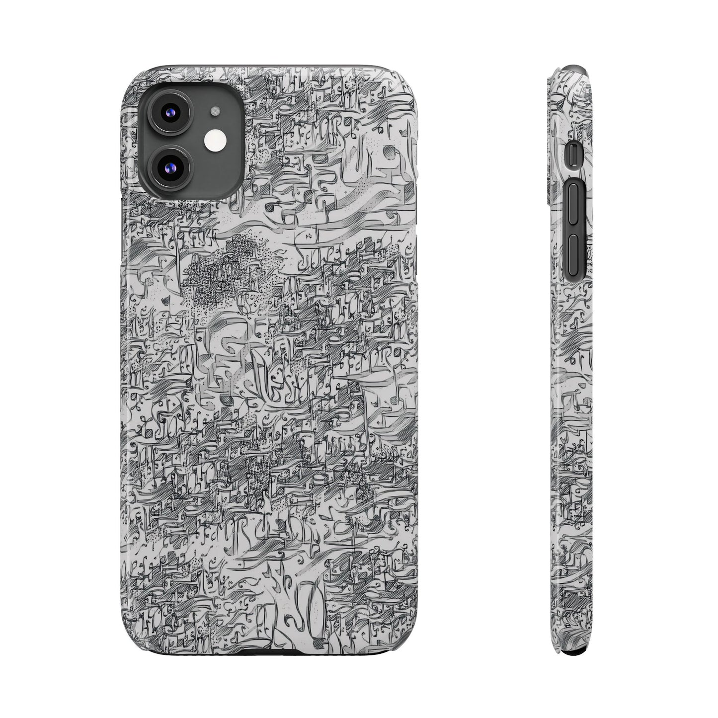 .ه,- ' Modern Art Slim Phone Case -LOVE I- I -.
