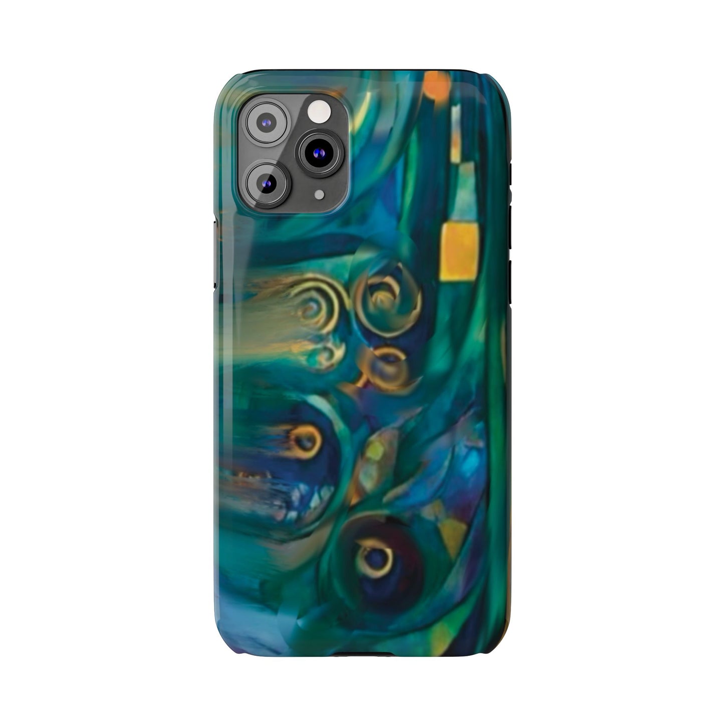 ' Modern Art Slim Phone Case -LOVE I-