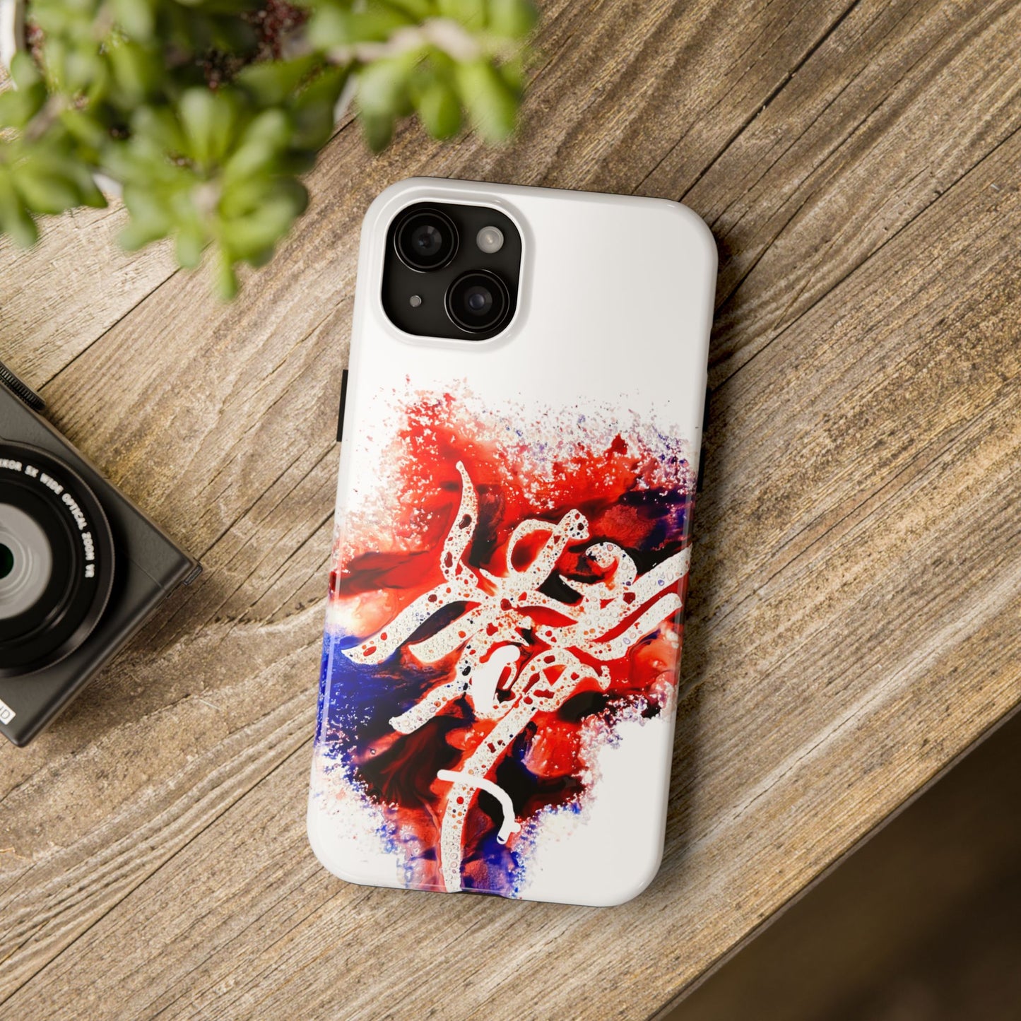 Candle Calligraphy Phone Case - Persian Art Inspired Beautiful Girl Design