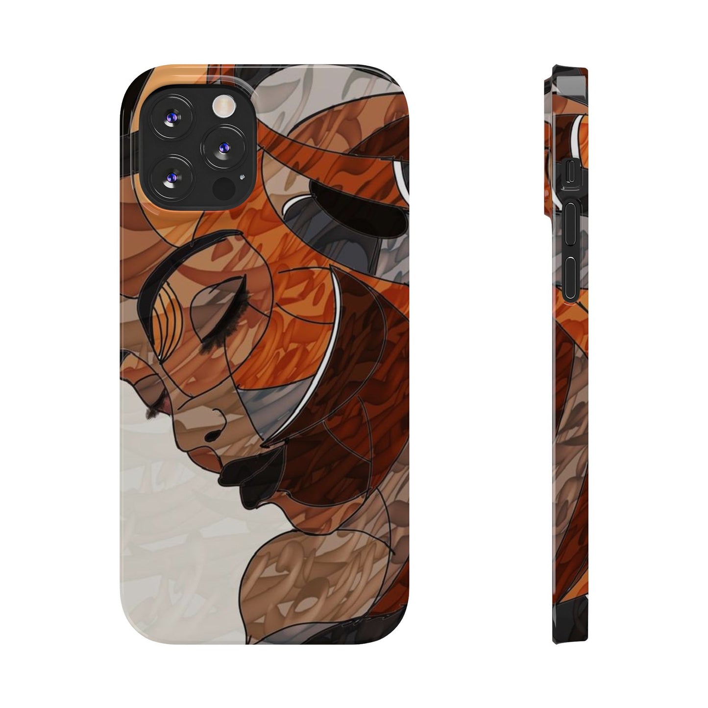 ' Modern Art Slim Phone Case -LOVE