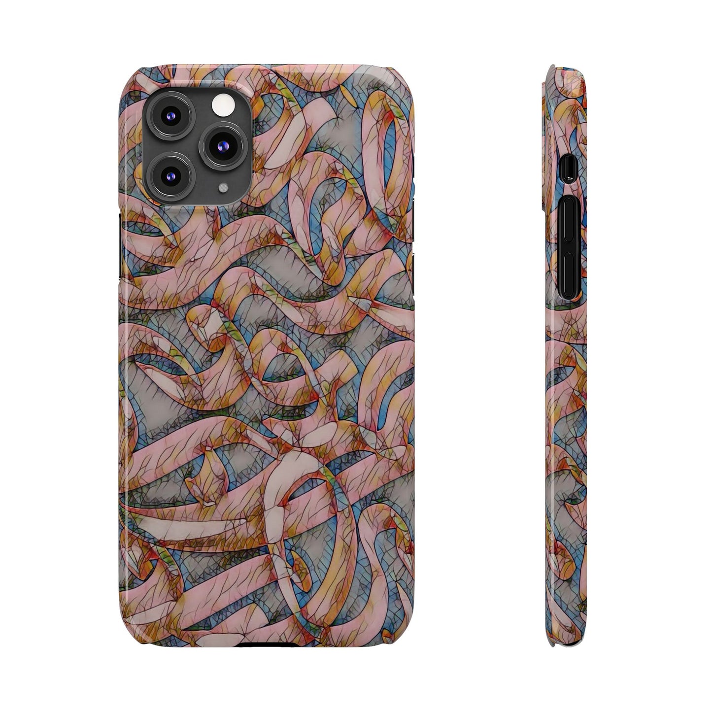 ' Modern Art Slim Phone Case -LOVE I-