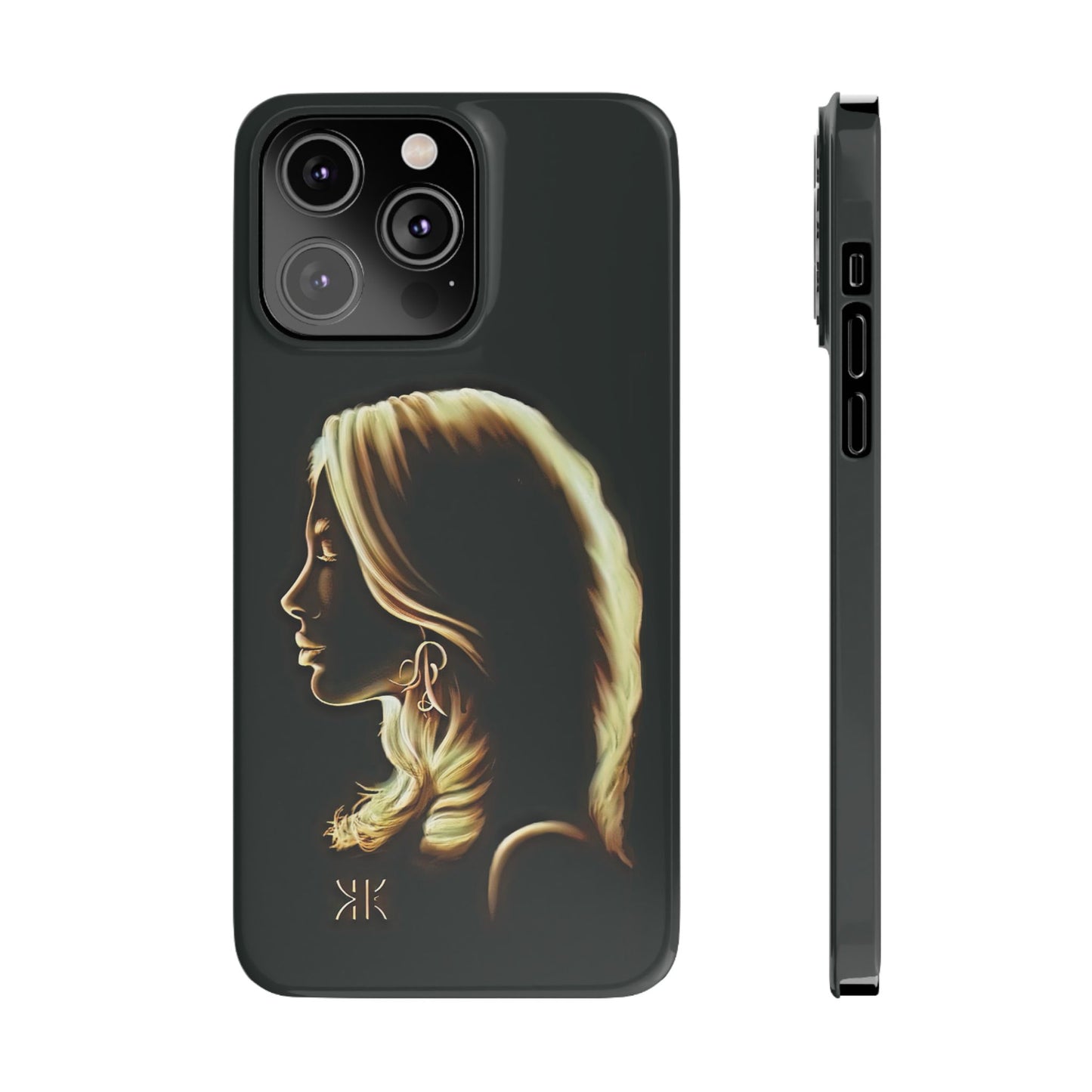 Copy of ' Modern Art Slim Phone Case -LOVE I-