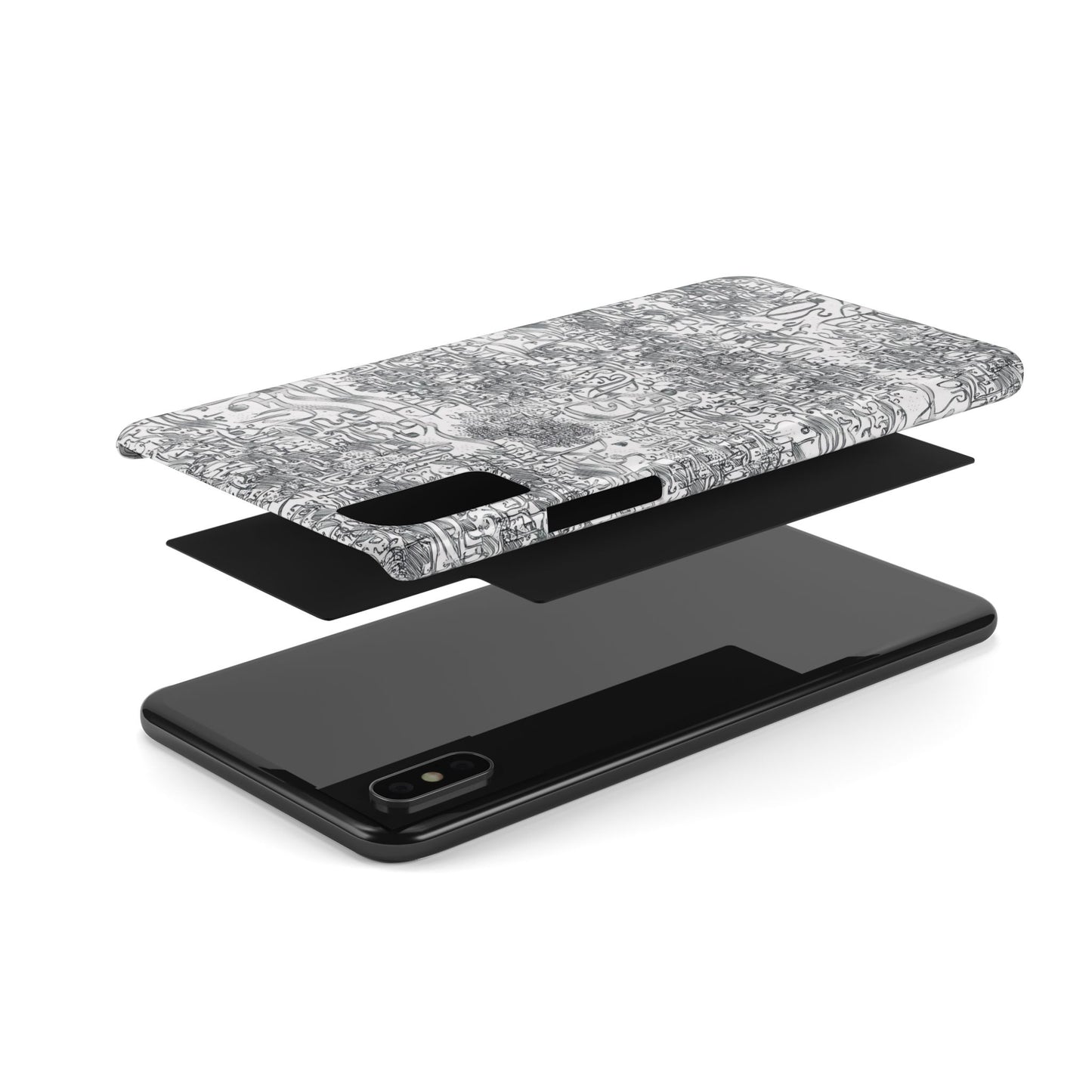 .ه,- ' Modern Art Slim Phone Case -LOVE I- I -.