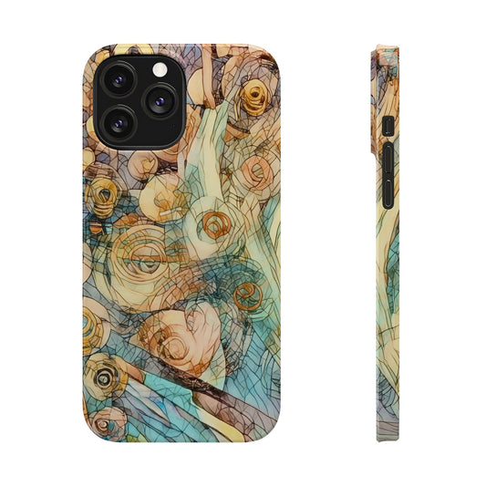 . ' Modern Art  Slim Phone Case -.