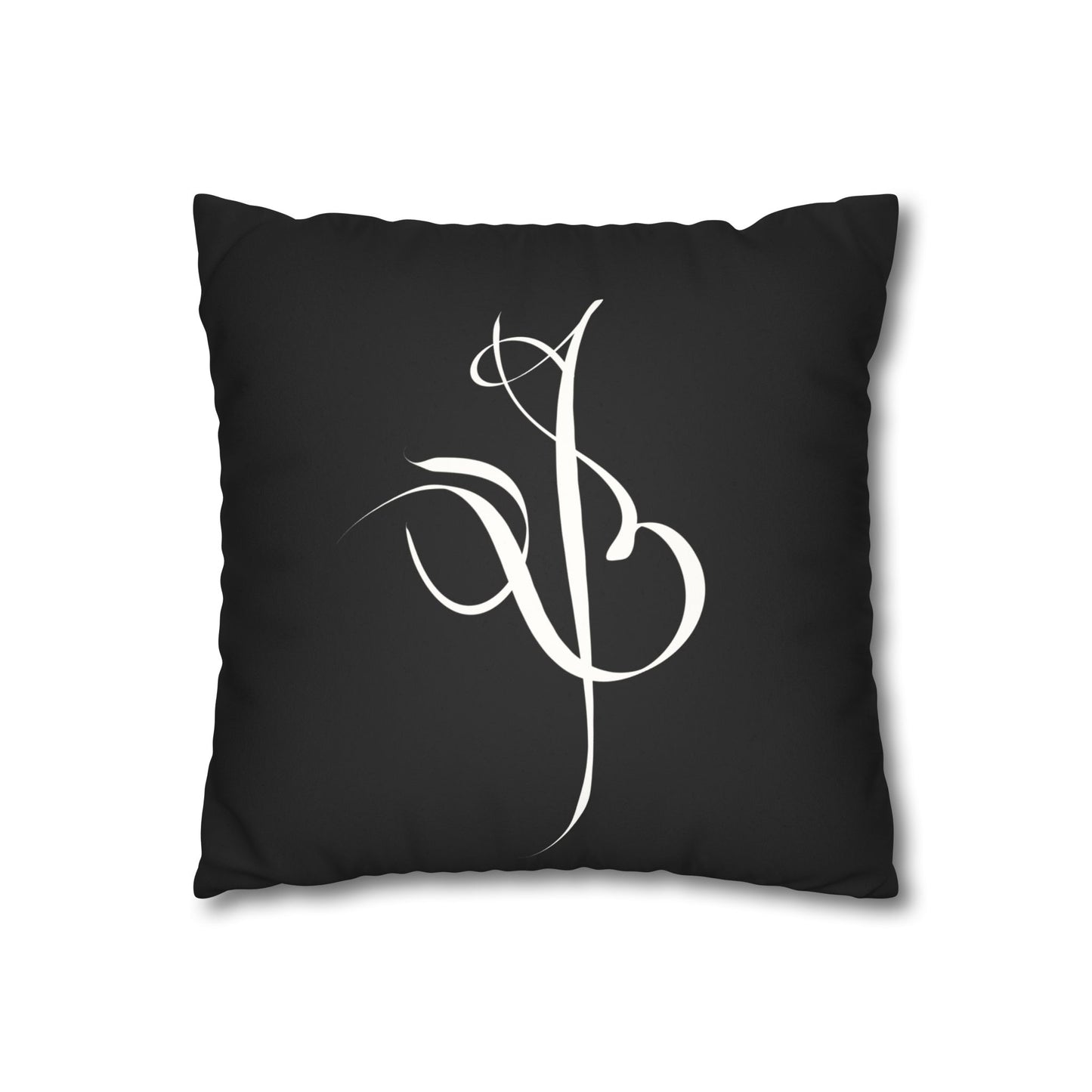 Modern Calligraphy Faux Suede Pillowcase - Home Design