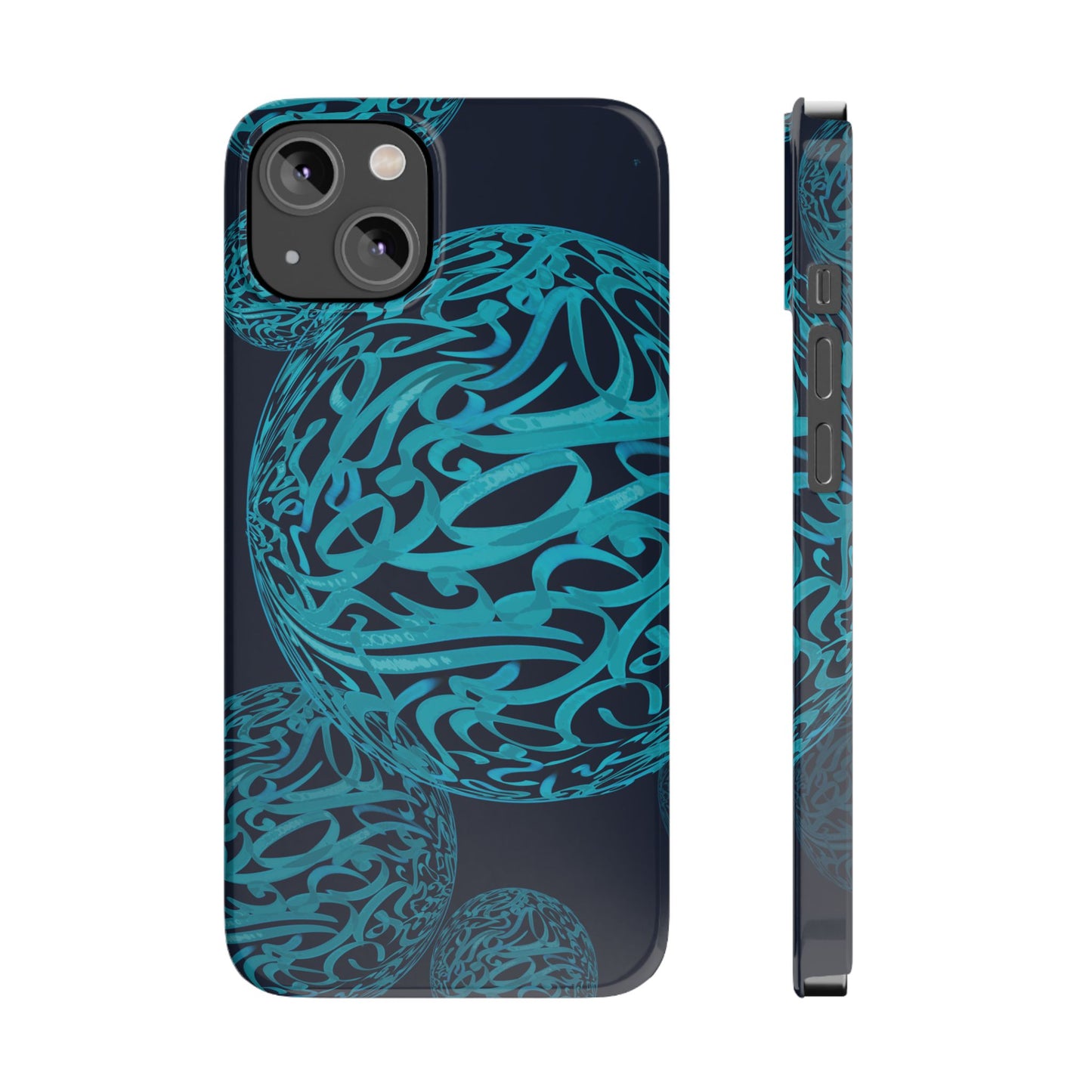 ' Modern Art Slim Phone Case -LOVE