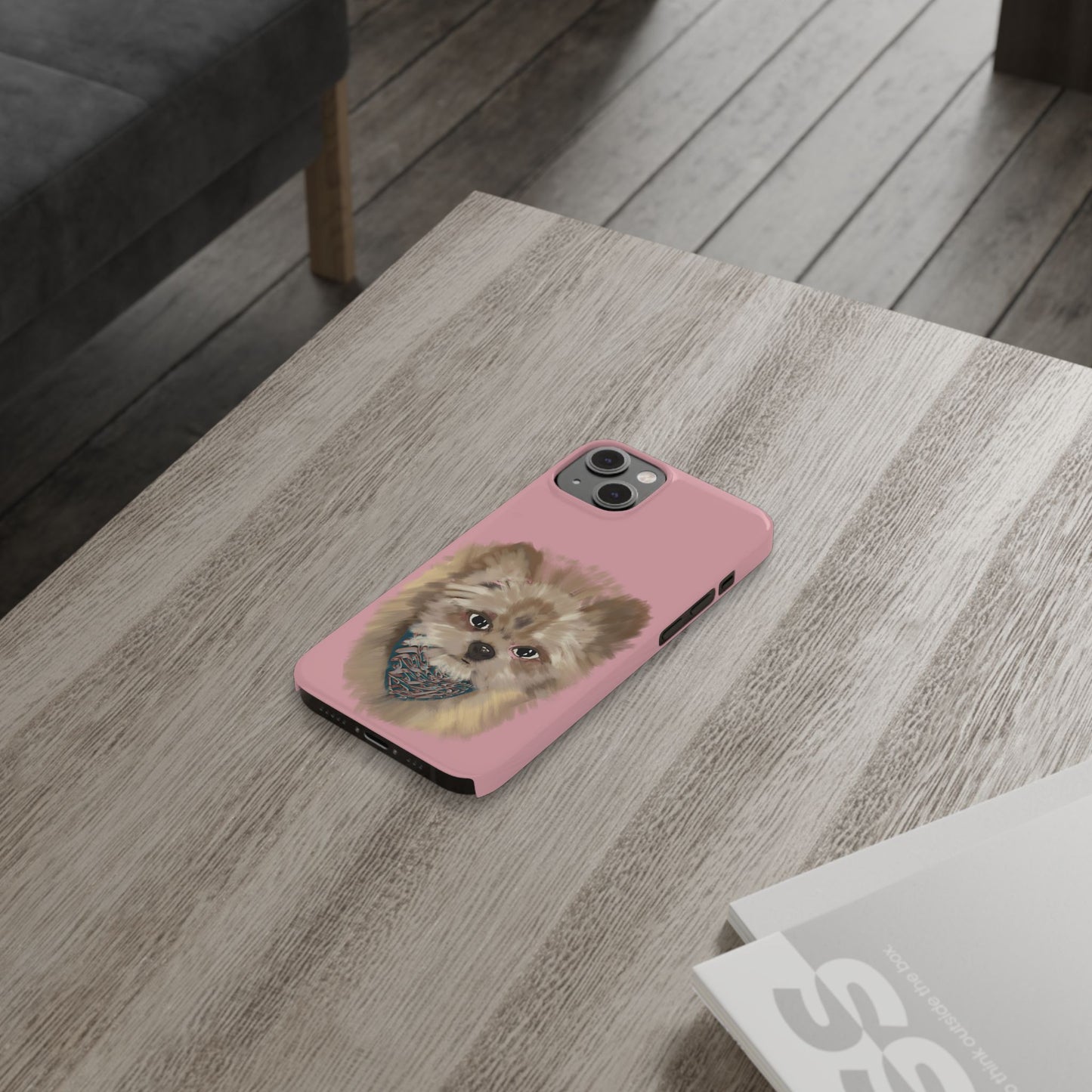 Copy of Copy of Copy of Copy of ' Modern Art Slim Phone Case -LOVE I-