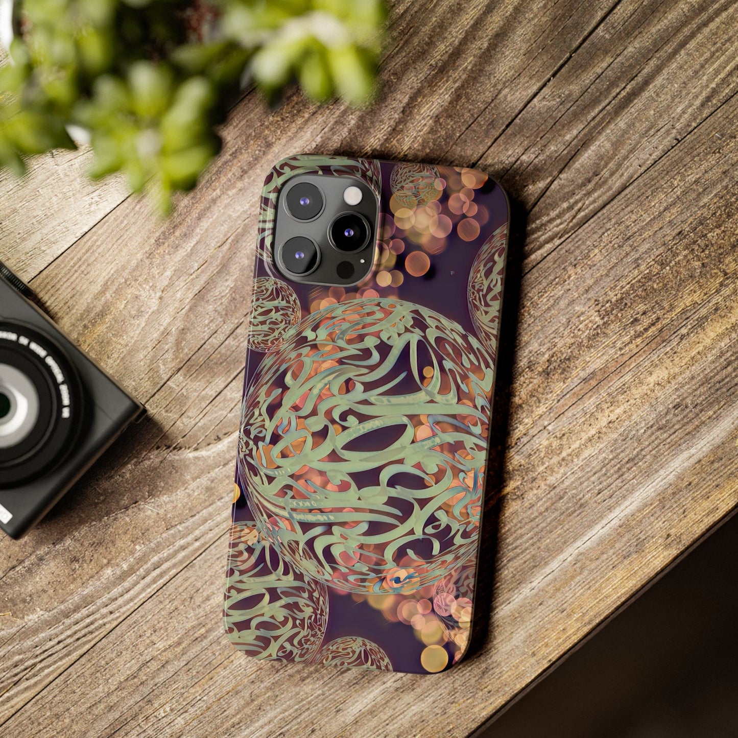 Copy of Copy of ' Modern Art Slim Phone Case -LOVE I-