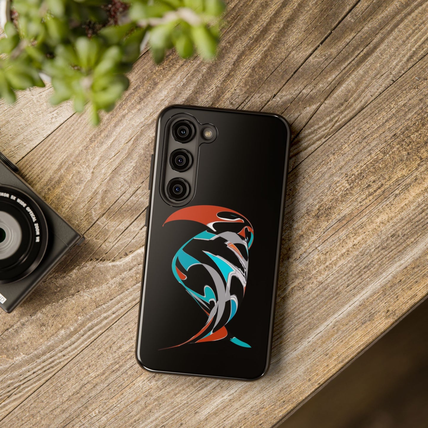 Phone Case Calligraphy Bird