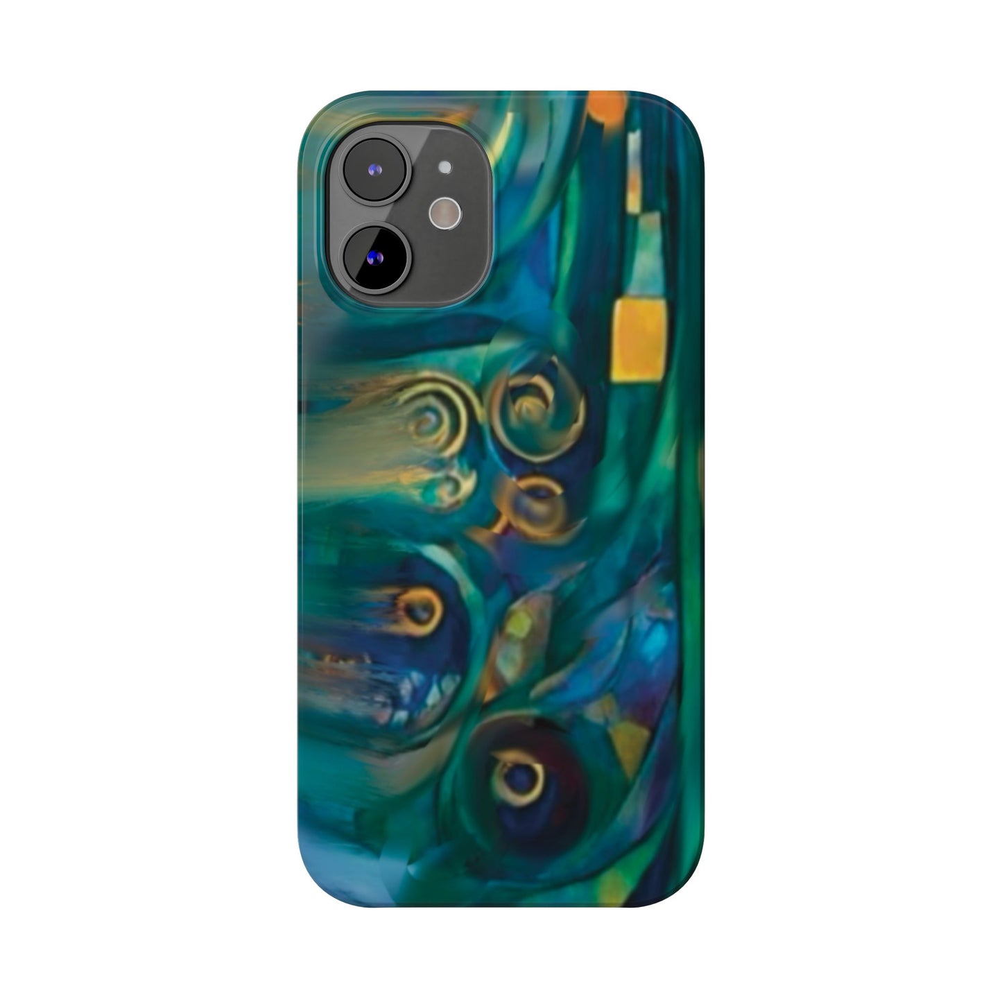 ' Modern Art Slim Phone Case -LOVE I-