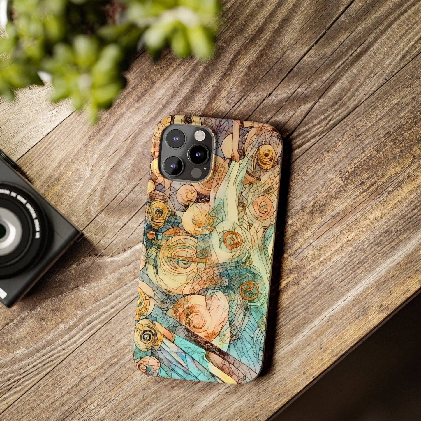 . ' Modern Art Slim Phone Case -.