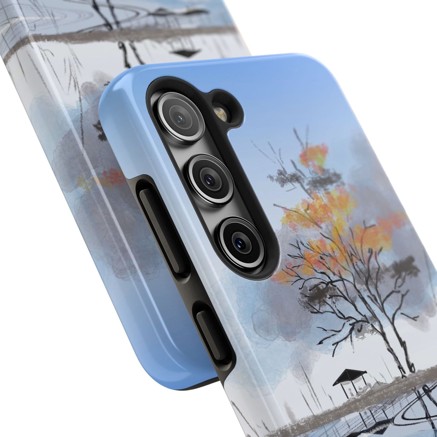 Serenity Phone Case Persian Calligraphy Art.
