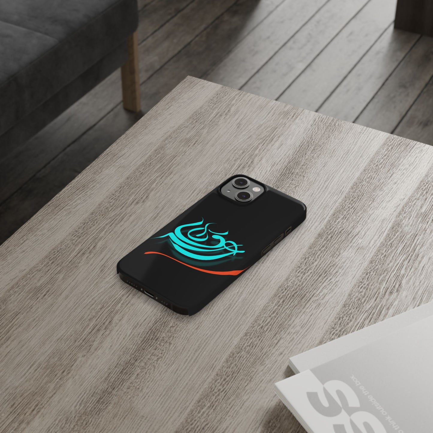 ' Modern Art Slim Phone Case -LOVE