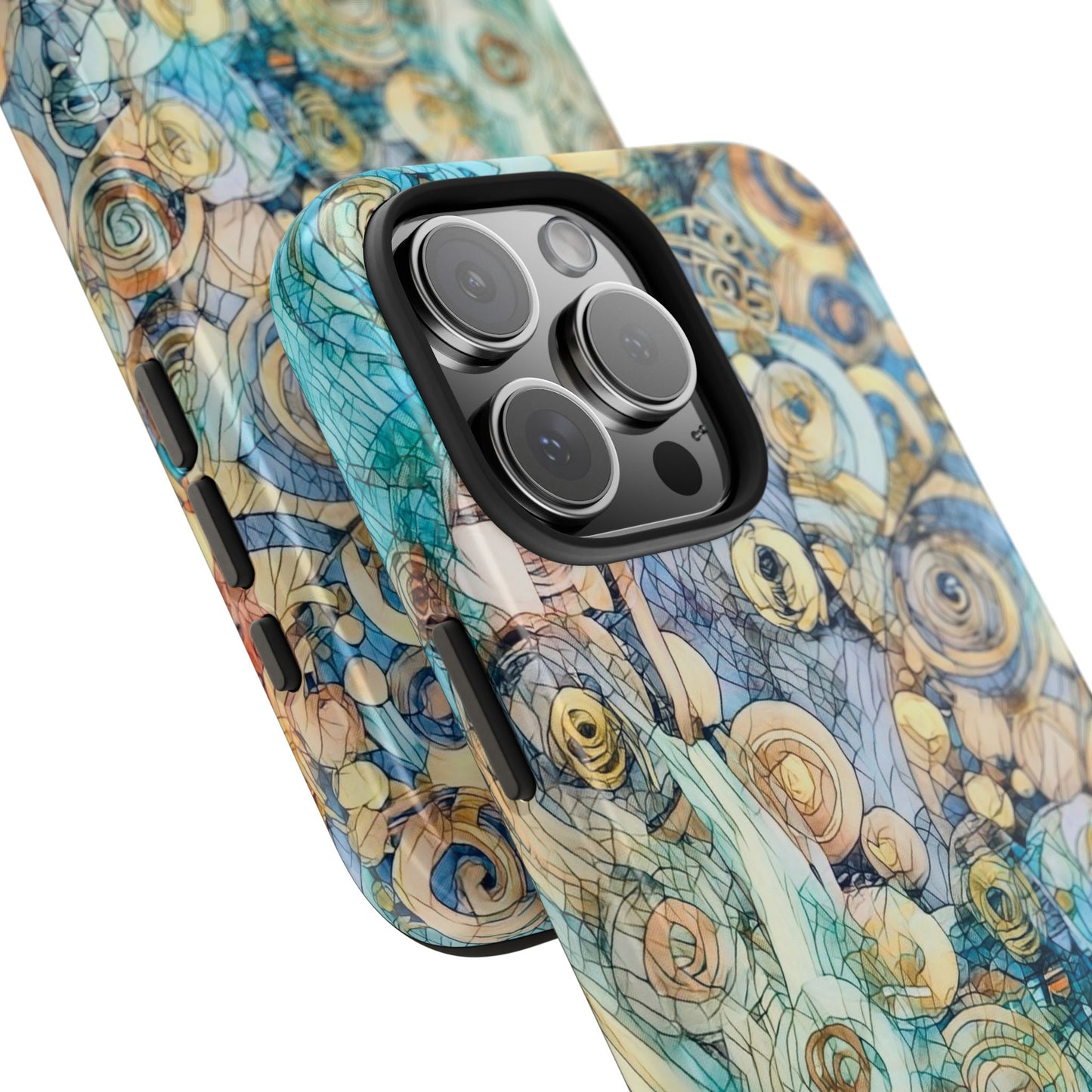 Golden Swirls Phone Case