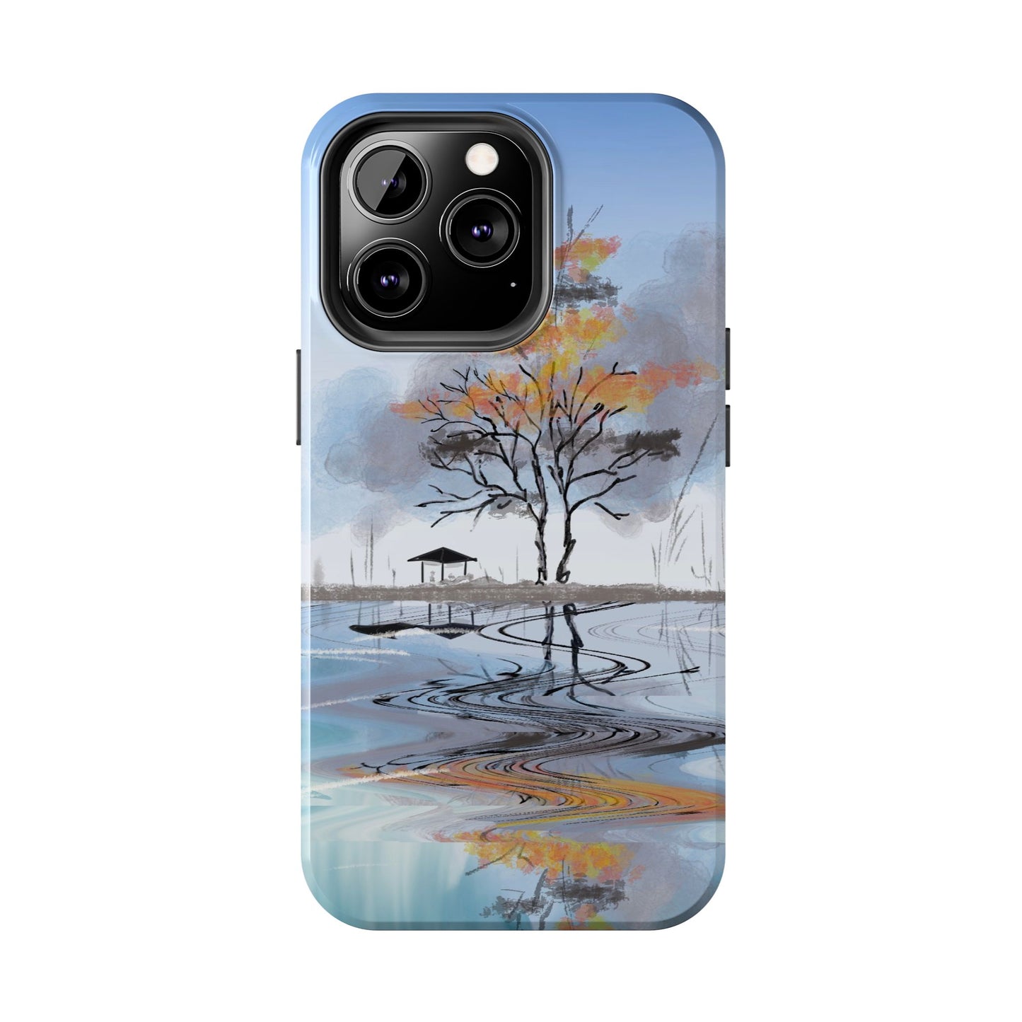 Serenity Phone Case Persian Calligraphy Art.