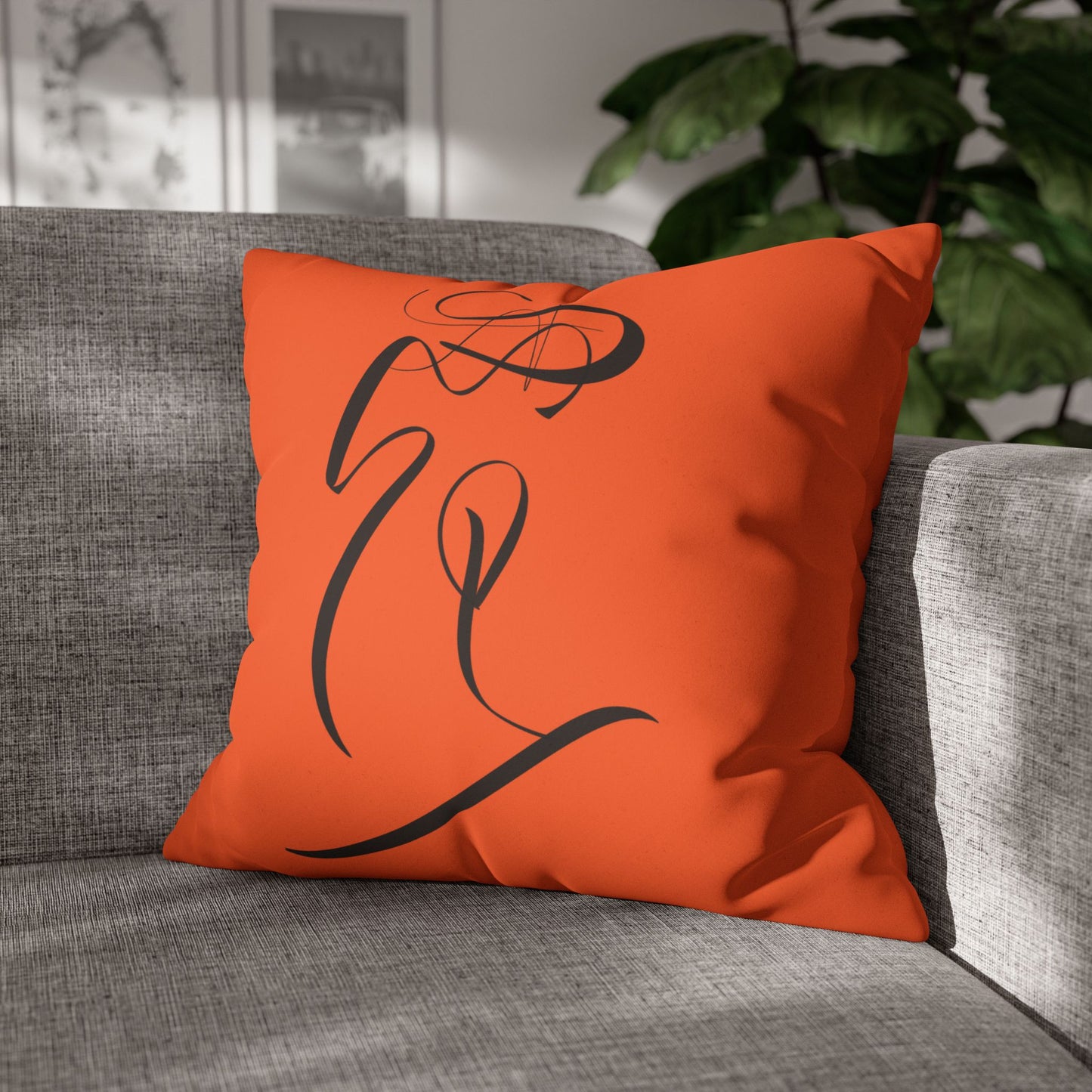 Copy of Square Pillowcase - Modern Art Portrait Watercolour Design