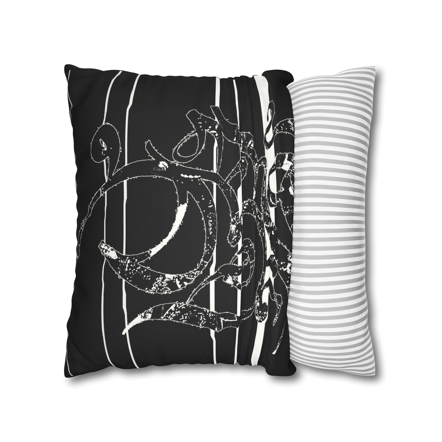 Persian Calligraphy beauty Faux Suede Square Pillow Cover