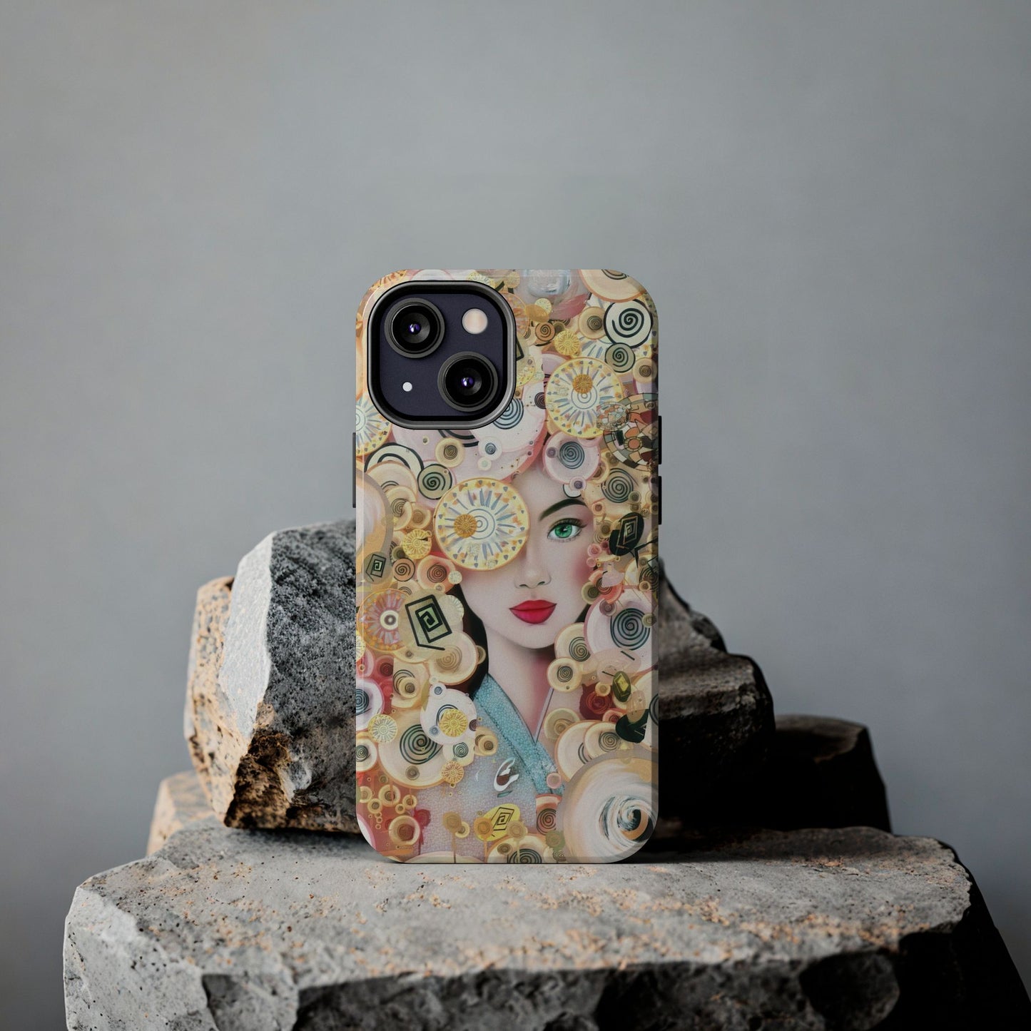 Phone Case - Persian Art Inspired Beautiful Girl Design