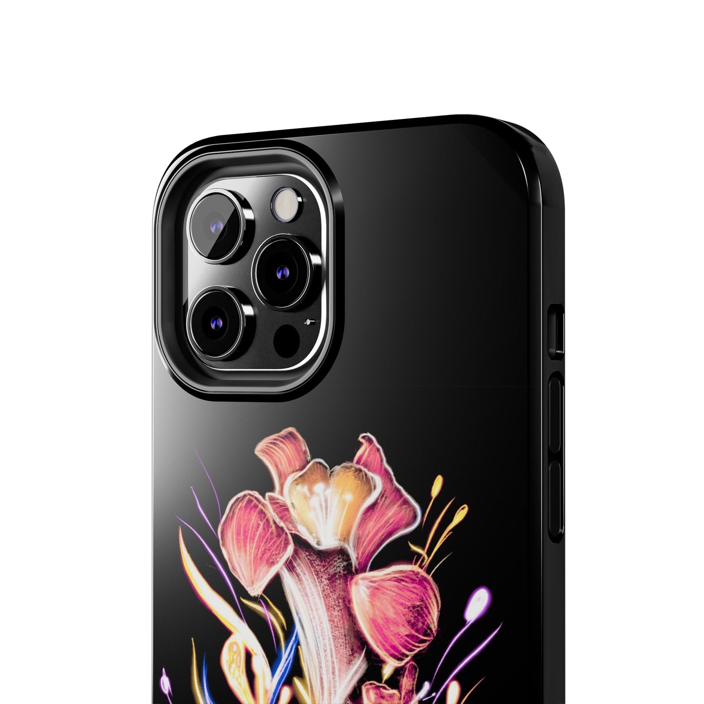 Colorful Calligraphy Flower Chic Stylish Design
