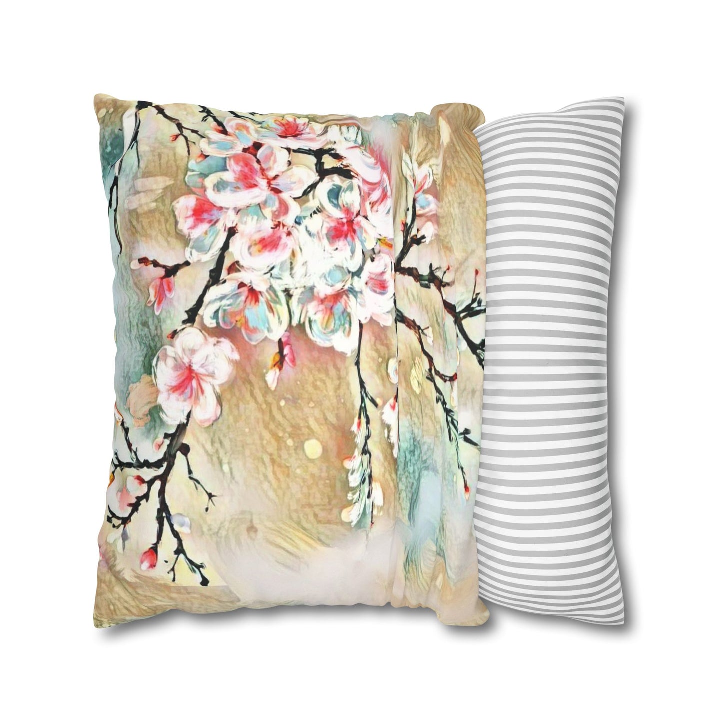 Spring Pillowcase - Modern Art Portrait Watercolour Design