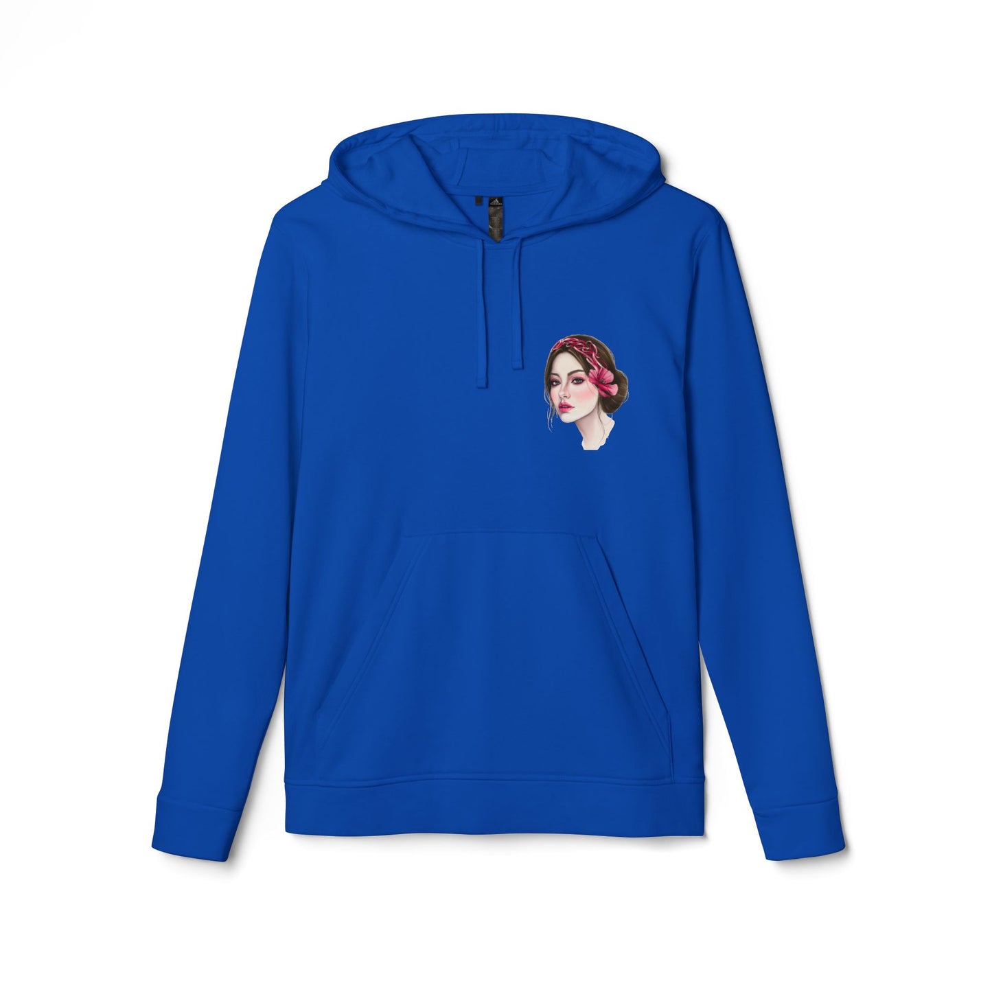 Kalli K X Adidas Unisex Fleece Hoodie- calligraphy headband