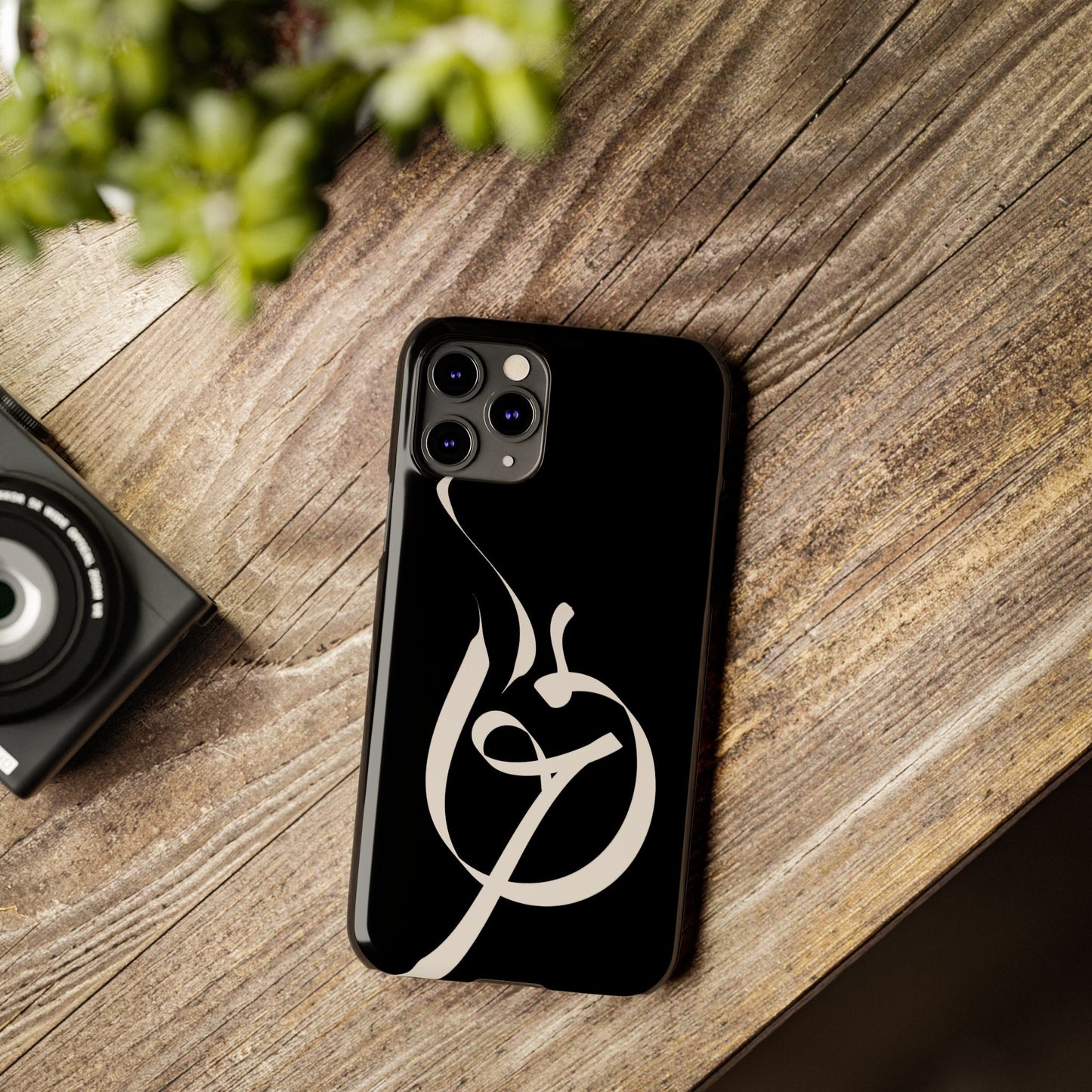 ' Modern Art Slim Phone Case -LOVE