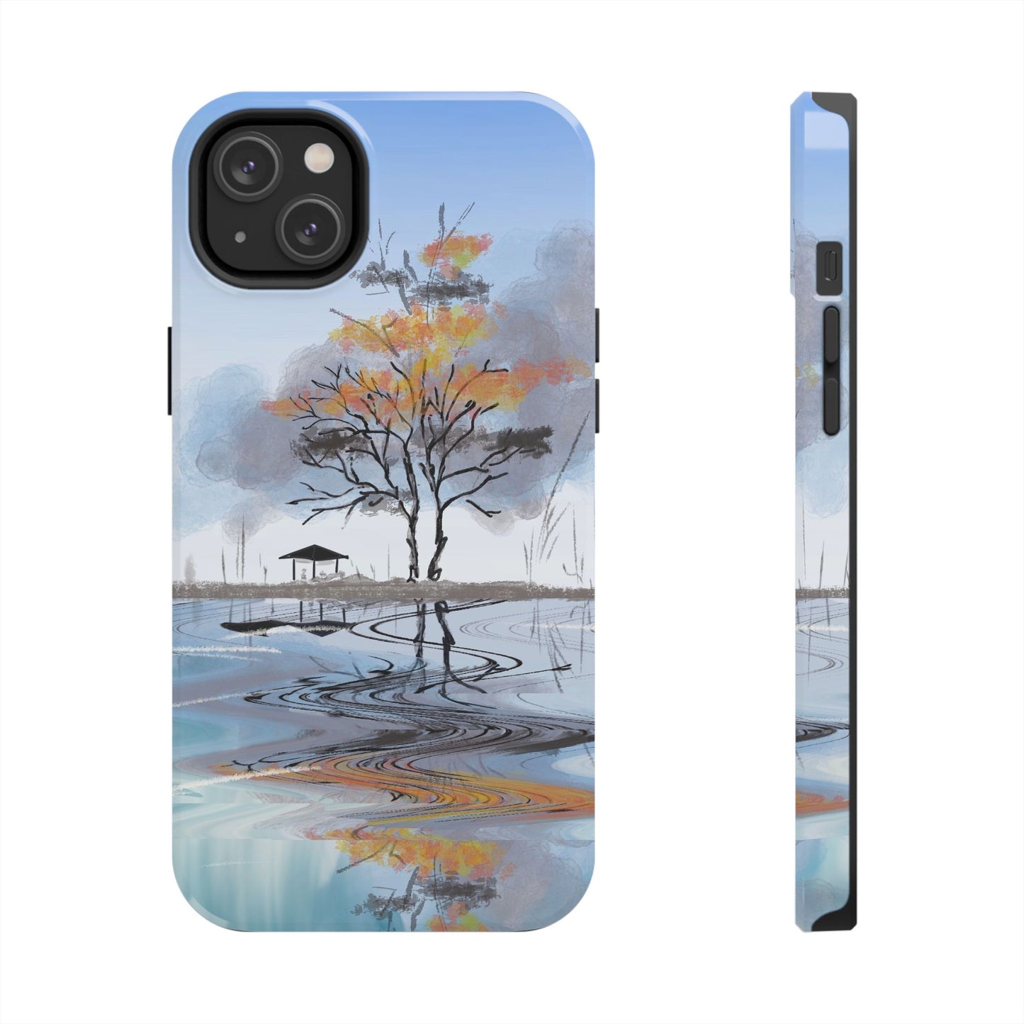 Serenity Phone Case Persian Calligraphy Art.