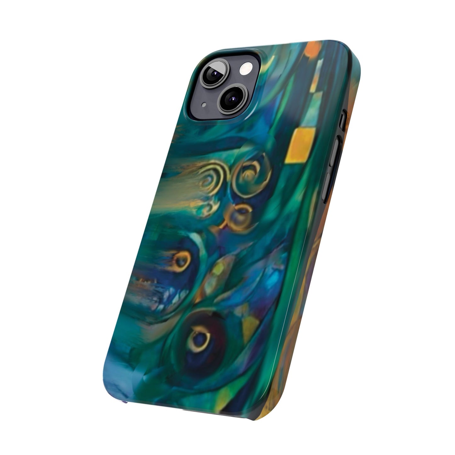 ' Modern Art Slim Phone Case -LOVE I-