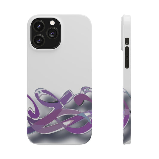 ' Modern Art  Slim Phone Case -Calligraphy