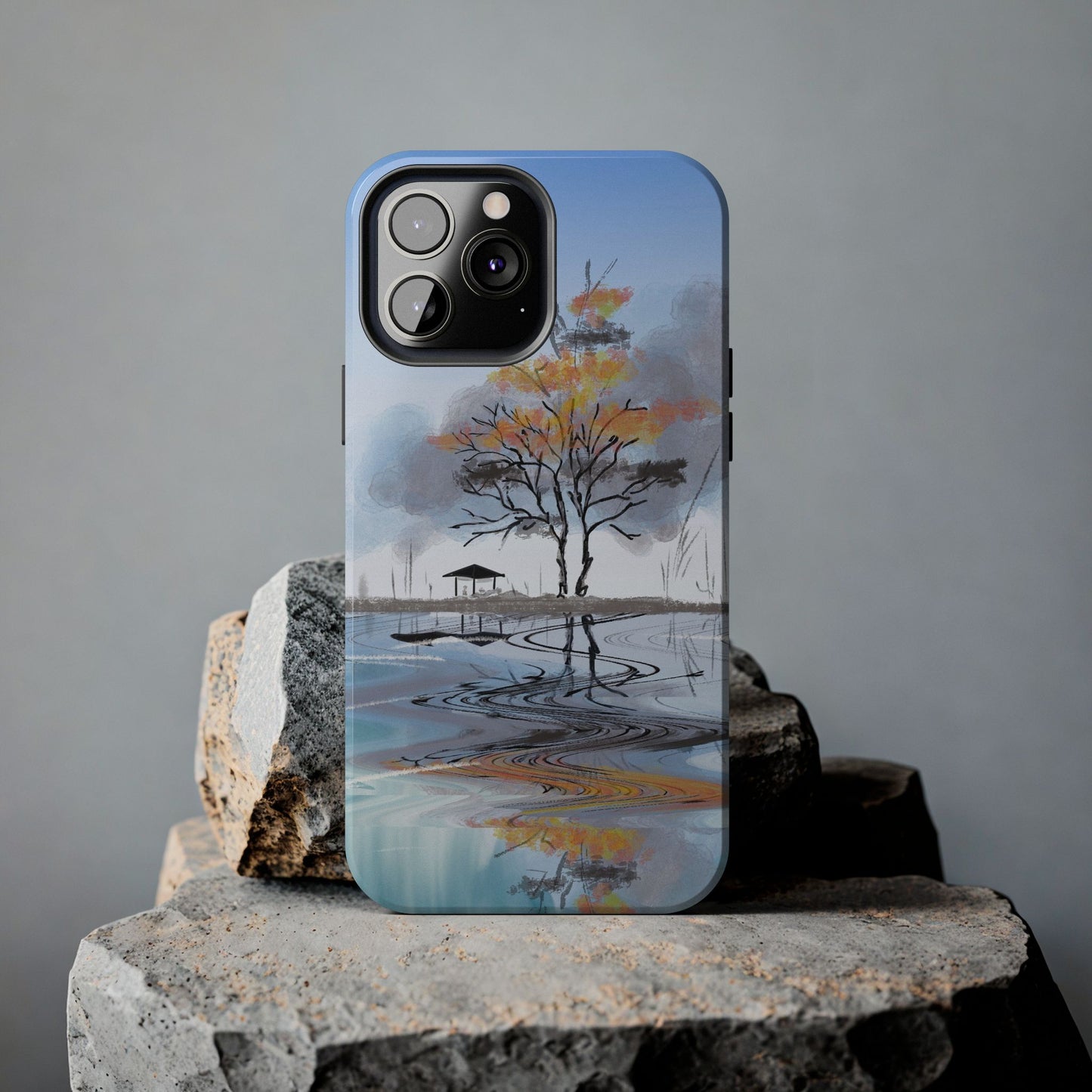 Serenity Phone Case Persian Calligraphy Art.