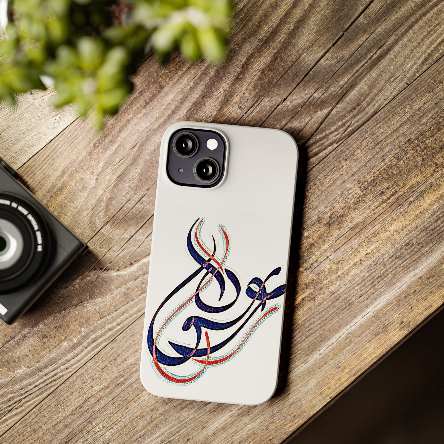 Modern Art Slim Phone Case - Eshgh (Love)