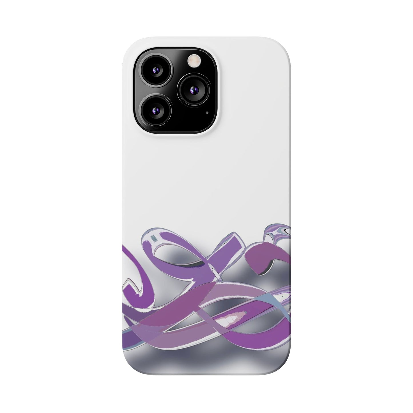 ' Modern Art Slim Phone Case -Calligraphy