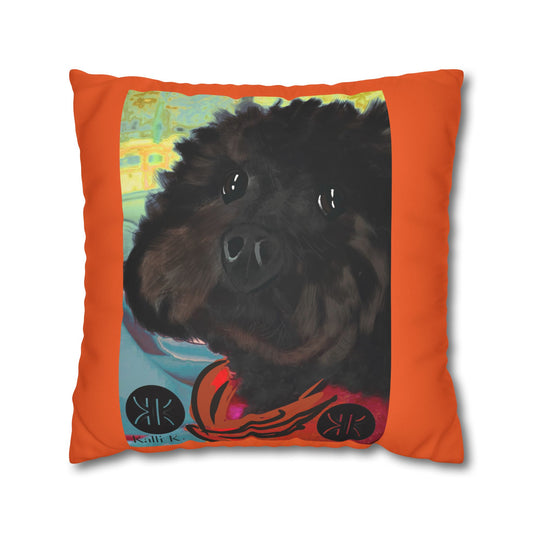 COAL Pillowcase - Modern Art Portrait Watercolour Design