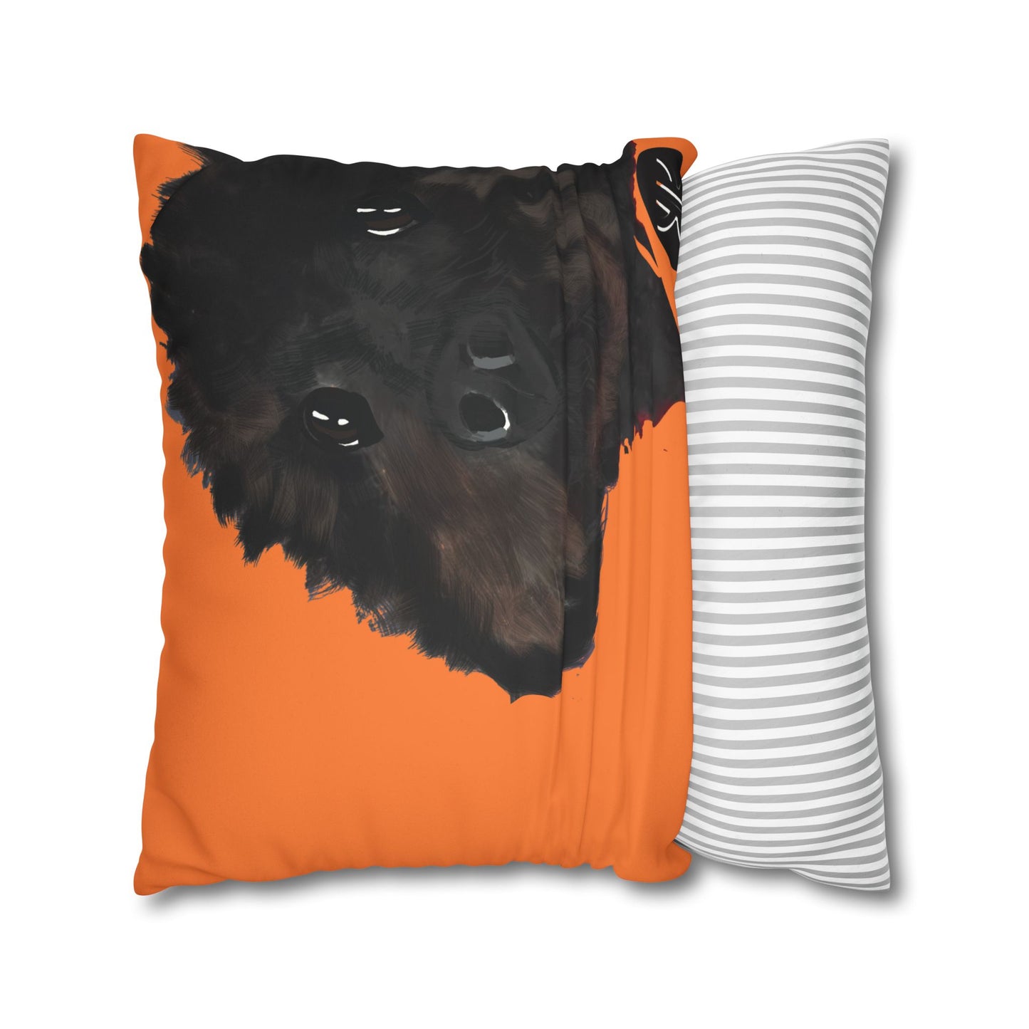 COAL Pillowcase - Modern Art Portrait Watercolour Design