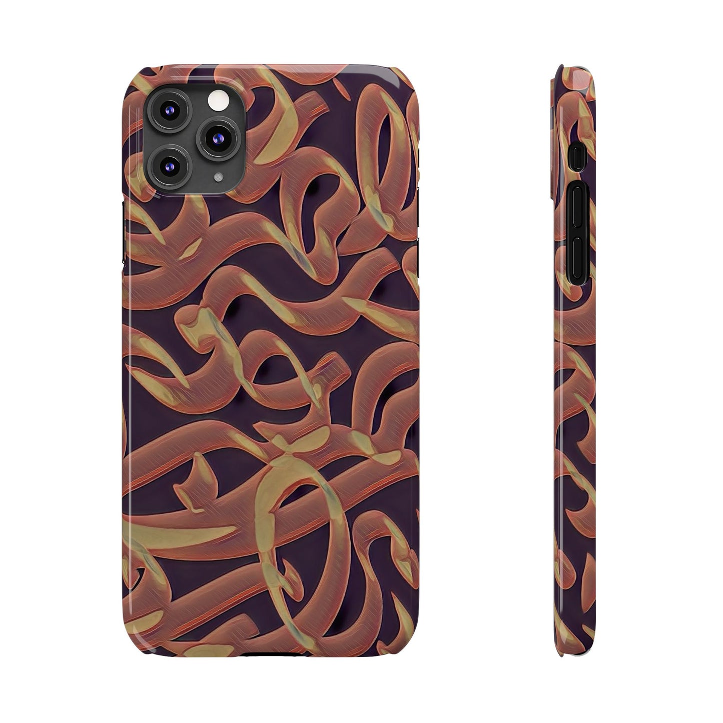 ' Modern Art Slim Phone Case -LOVE I-