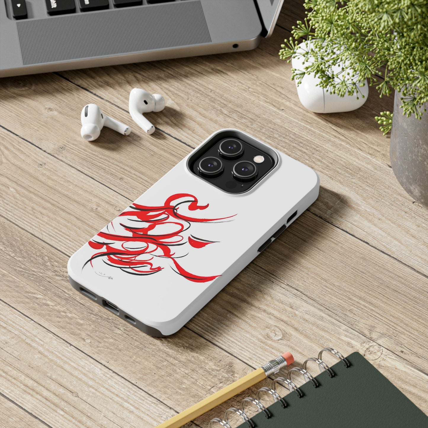 Phone Case Persian Calligraphy Modern Handwriting.